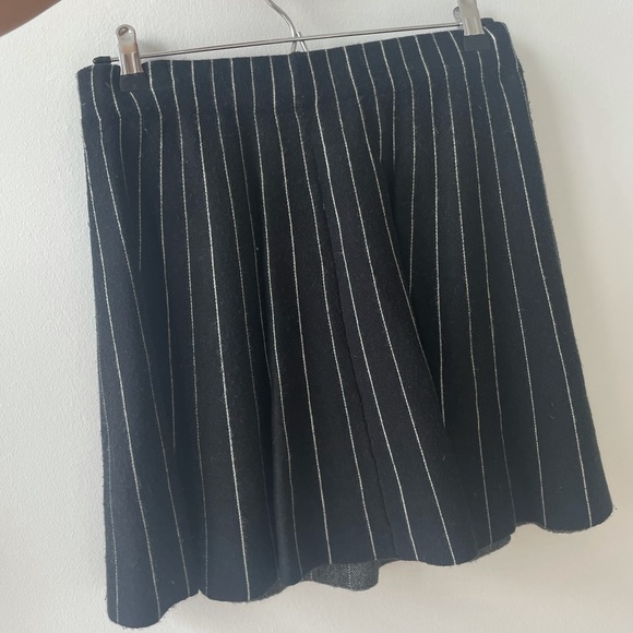 Zara Striped Skater Skirt - Picture 4 of 10
